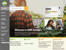 Tablet Screenshot of gmoanswers.com